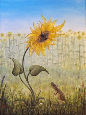 "Sonnenblume und Willy" (unverkäuflich)