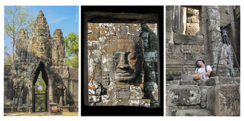Bayon : Le style du Bayon comporte des tours de pierre symbolisant des visages monumentaux du Bodhisattva Avalokiteśvara, bouddha de la compassion ultime