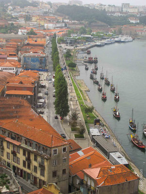 Porto - la Ribeira des chais de Porto