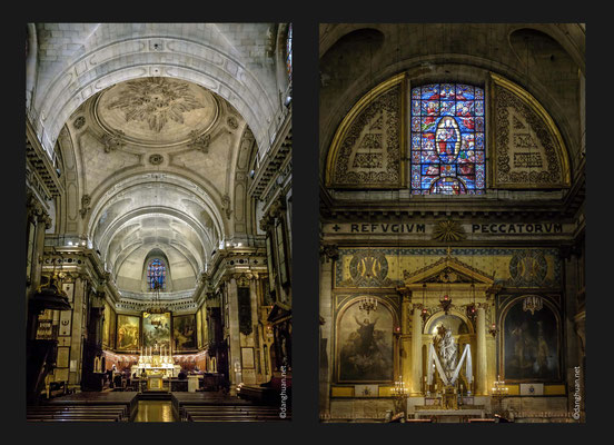 Basilique Notre Dame des Victoires - de style Baroque, son plan a été conçu par l'architecte Pierre Le Muet 
