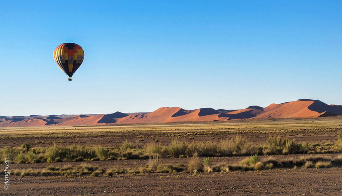 Paysages sur la route vers Sossusvlei 