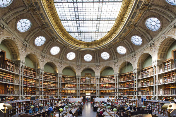 Bibliothèque Nationale de France - La Salle Ovale