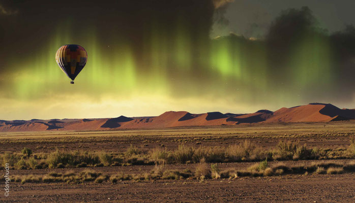 Atterrissage en zône inconnue (Namibie)