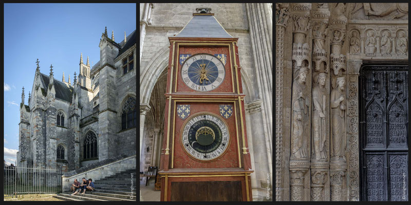 En 1424, la cathédrale reçoit son horloge astronomique, construite par André Cassart et conçue par Jean Fusoris