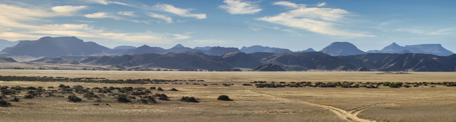 Panorama désert de Namibie