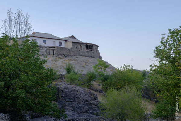 maison typique de l'Asie centrale depuis le 3ème siècle avant notre ère 