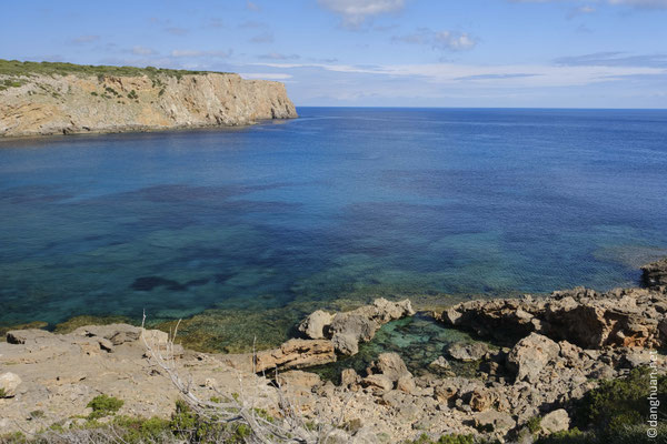 Côte Nord, de Cala Morel à Cala Pilar, Ses Salines