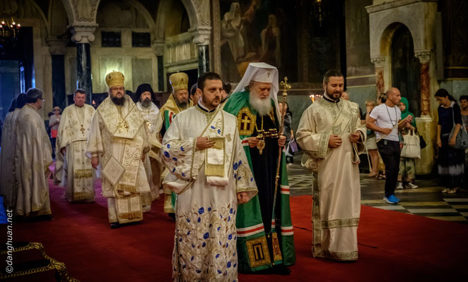 Sofia-cathédrale St-Alexandre-Nevski - le patriarche de l'église orthodoxe de la Bulgarie