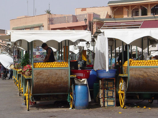 Marrakech - place Jemaa el-Fna