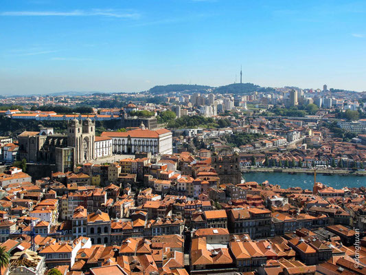 Panorama de la ville depuis el Torre dos Clerigos