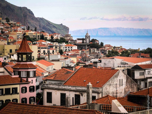 Funchal vue du haut de Eglise de colegio