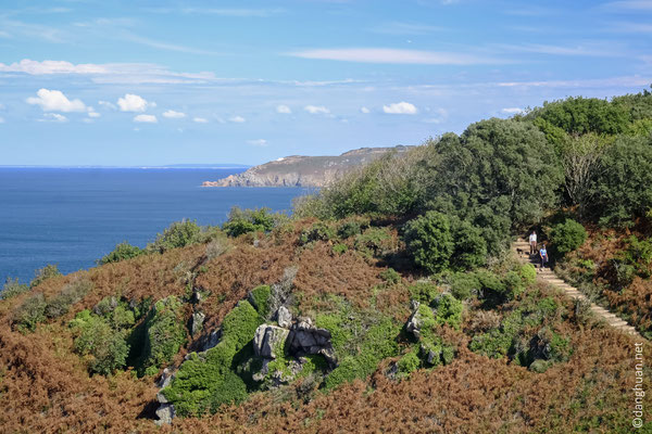 Randonnée de Sorel à l'Etacq le long du sentier nord-ouest de l'île