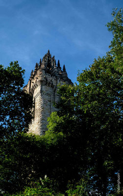 Wallace Monument (67m) érigé pour commémorer la victoire remportée en 1297 par William Wallace sur les Anglais à Stirling bridge