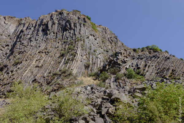 orgues de basalte, au coeur de la gorge de Garni