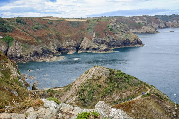 Randonnée de Sorel à l'Etacq le long du sentier nord-ouest de l'île