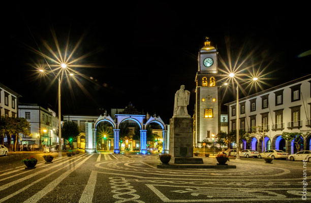 Ponta Delgada - capitale administrative et le centre économique le plus important de la région autonome des Açores