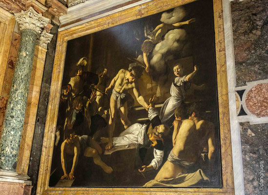 Martyre de Saint Matthier (Le Caravage) - Chiesa di San Luigi dei Francesi 