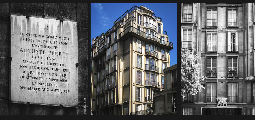 Architecte : Auguste Perret -  51 Rue Raynouart - 1932