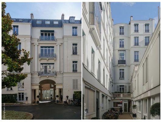 Square d'Orléans - rue Taitbout où résida F.Chopin