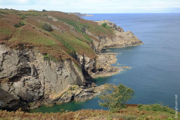 Randonnée de Sorel à l'Etacq le long du sentier nord-ouest de l'île