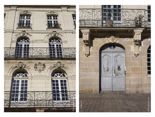 Les immeubles des armateurs du quartier Feydeau