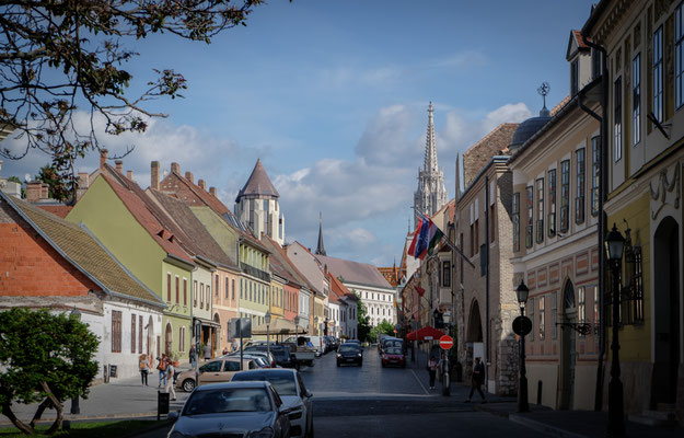 Varnegyed, le quartier du château, en hauteur de Buda 