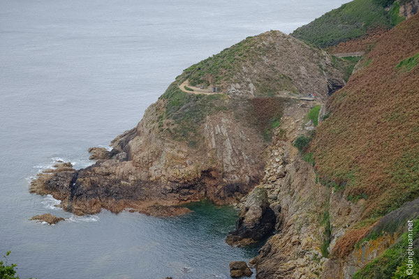 Randonnée de Sorel à l'Etacq le long du sentier nord-ouest de l'île - l'éléphant et sa trompte