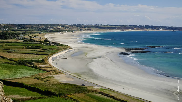 Randonnée de Sorel à l'Etacq le long du sentier nord-ouest de l'île