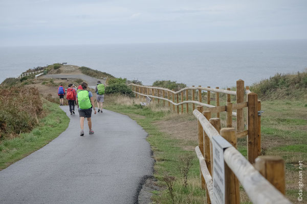 Randonnée de Sorel à l'Etacq le long du sentier nord-ouest de l'île