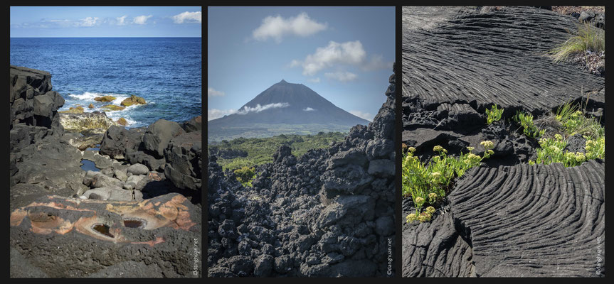 Pico - Randonnée côtière entre les hameaux, les vignes et les laves pétrifiées jusqu'à Santana