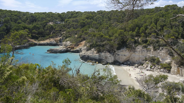 Côte Sud : de Sant Tomas à la plage de Cala Galdana