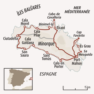 Randonnées sur Minorque