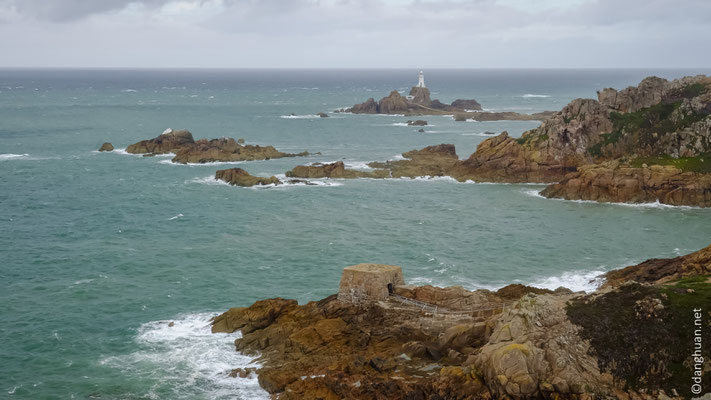 Randonnée côte Sud - Pointe de la Corbière avec son phare