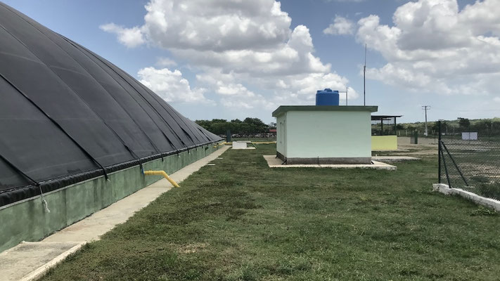 CSTR Lagoon digester pig manure - Aqualimpia Engineering Germany