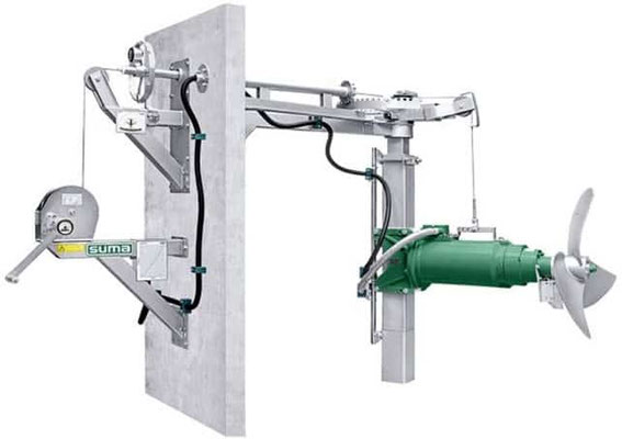 Mixer for feed tanks digester Aqualimpia Engineering