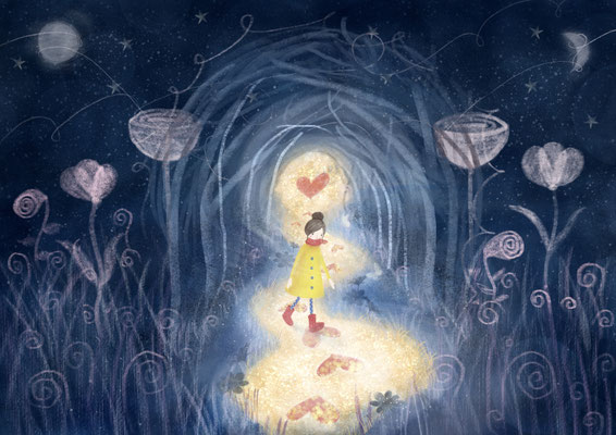 Funkelpfad, Illustration, Inge Hauser