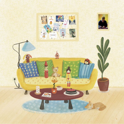 Seelenfreunde,Illustration, Inge Hauser