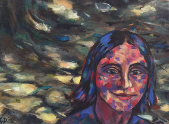 Clara, 2009, Acryl auf Leinwand, 30 x 40 cm, 300 €