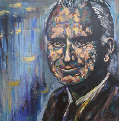Siegfried, 2016, Acryl auf Leinwand, 80 x 100 cm, unverkäuflich