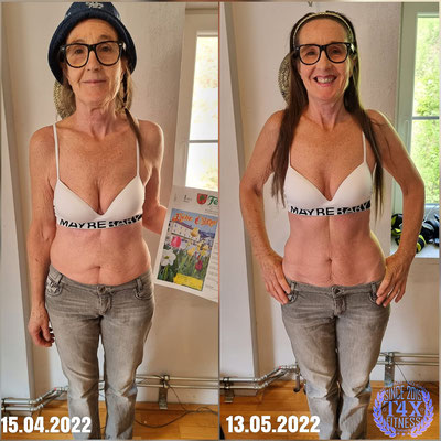 Katharina Dielacher mit knappe 60 Jahre nach nur 1 Monat T4X - Keto, ganz ohne Sport! Strafer, fitter, frischer dank des Anti-Aging Effekts der Ketose!