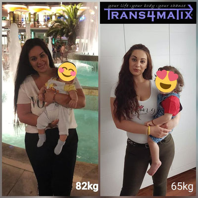 Gerade nach einer Schwangerschaft ist es sehr wichtig seinen Hormonhaushalt wieder ins Gleichgewicht zu bringen. Sport und die richtige Ernährung helfen dabei sehr, wie man bei unserer Kundin Tanja Dvorancic sehr schön sehen kann.