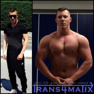 Auch Marco Schorn (18) konnte mit der Hilfe von Trans4matix einiges an Muskelmasse aufbauen! Wir gratulieren unserem jungen Athleten zu seiner gelungenen Bodytransformation und werden ihn weiterhin unterstützen und behilflich sein!