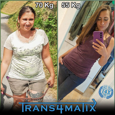 Trans4matix liefert ab jetzt die neue Speck-weg-Garantie, wie hier gut ersichtlich bei unserer Kundin Vanessa Dulle!