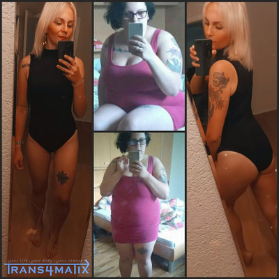 Von der Raupe zum Schmetterling! Kaum zu glauben, doch das ist ein und die selbe Person! Unsere Kundin Melanie. Respekt.