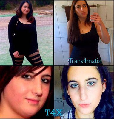 Miriam Knapp hält sich zur Zeit an das Trans4matix Trainings/Ernährungskonzept und verliert dadurch bereits ihre überschüssigen Kilos mit Erfolg! Starte auch du mit T4X um deine Vorsätze zu erfüllen und deine Ziele zu erreichen!