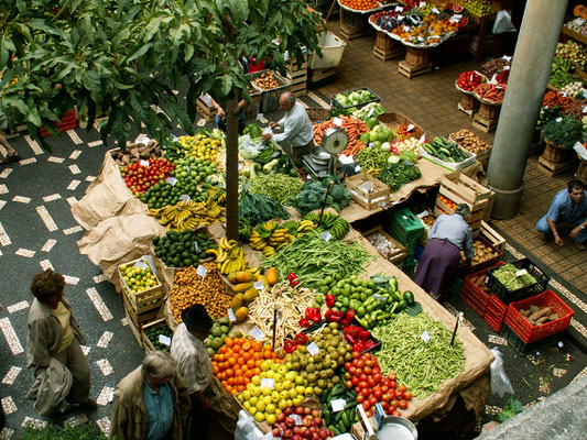 Bauernmarkt in Funchal - Madeira