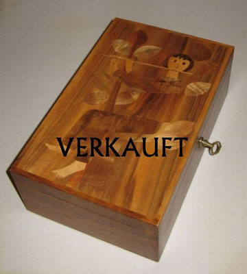 Kassette mit Intarsie