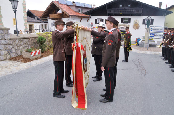Angelobung der 4 neuen Feuerwehrkameraden