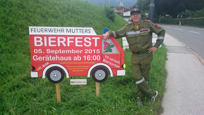 Obermaschinist OBM Markus Hollaus ist sichtlich stolz auf sein Werk