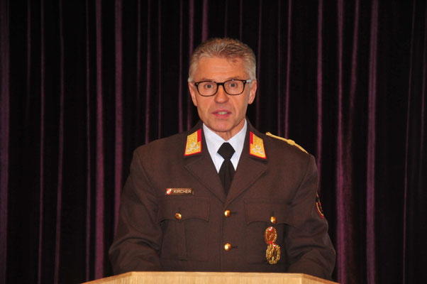 Bezirksfeuerwehrkommandant OBR Reinhard Kircher
